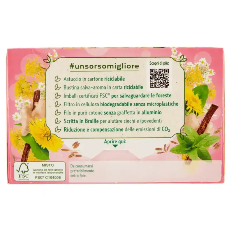 Pompadour Le Tisane Plus Burta Plata cu Fenicul* si Chimen 18 x 2,2 g Bax 10 buc.